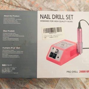 Portable Nail Drill Machine Manicure Nail Kit